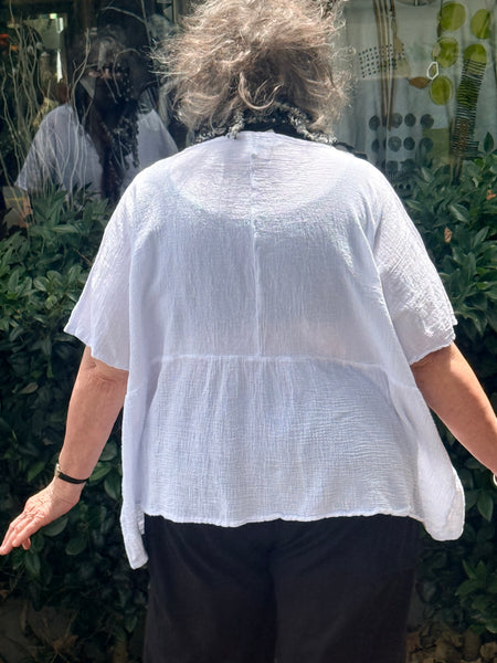 Oh My Gauze London Top-Snow