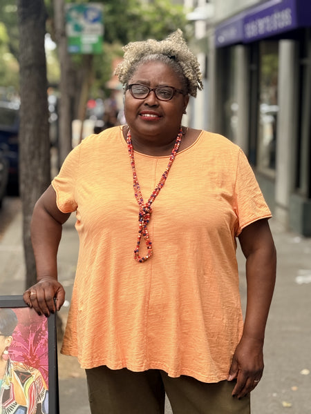 Kleen Seamed Short Sleeve Tee-Tangerine