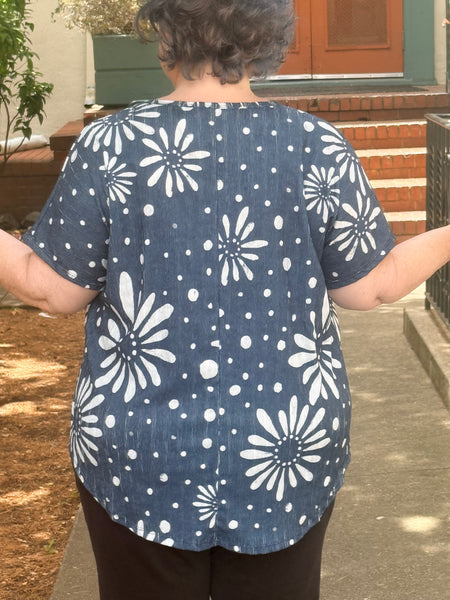 Jess and Jane Crinkle Dolman Top- Evangeline