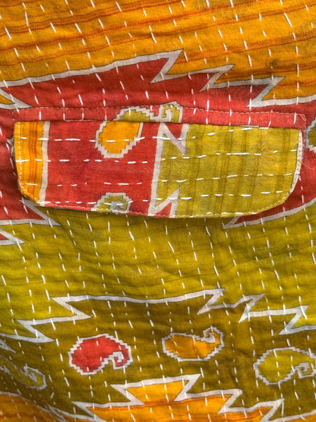 Pareo Kantha Free To Be Me Button Down-132