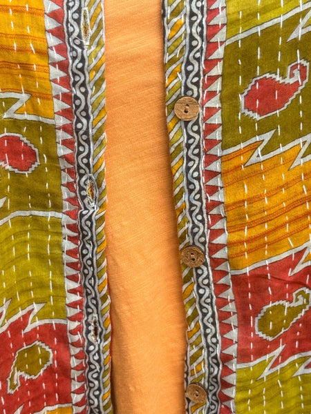 Pareo Kantha Free To Be Me Button Down-132