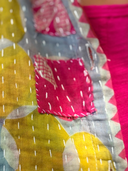 Pareo Kantha Free To Be Me Button Down-216