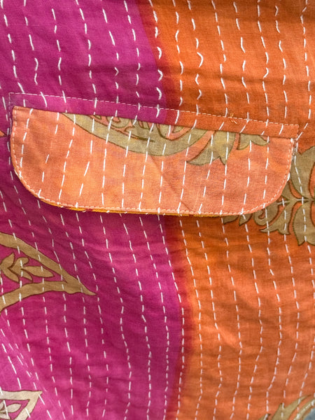 Pareo Kantha Free To Be Me Button Down-138