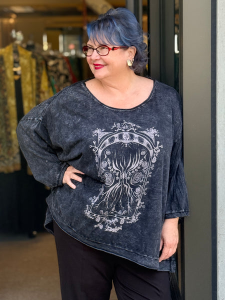 Kantha One Size  Dream Tee- As Above, So Below