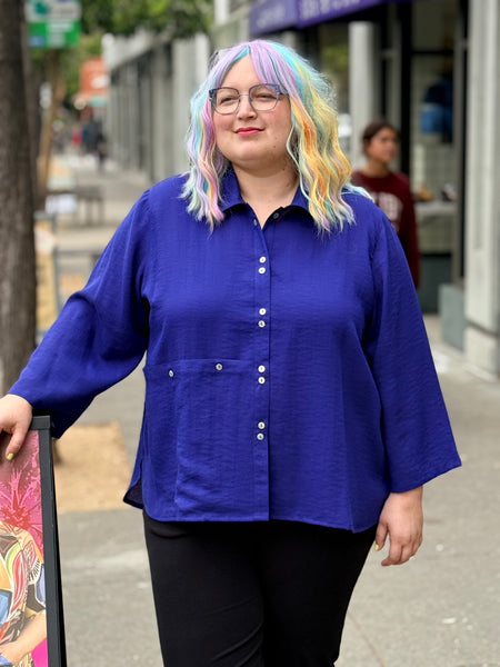 Fridaze Madeline Jacket-Iris
