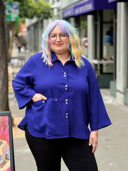 Fridaze Madeline Jacket-Iris