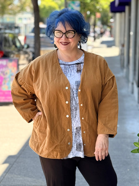 Shannon Passero One Size Smith Jacket-Camel