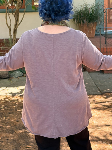Kleen Seamed 3/4 Sleeve Swing Tee-Tunnel