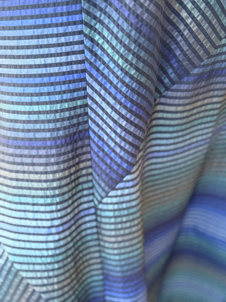 Niche Florence Dress- Blue Shimmer Stripe