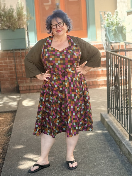 Effie's Heart Hedy Cap Sleeve Dress- Dream Print