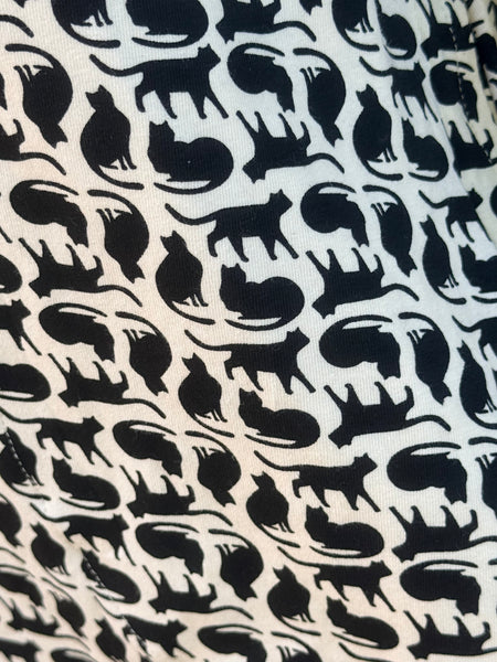 Effie's Heart Poem Dress-Katze Print