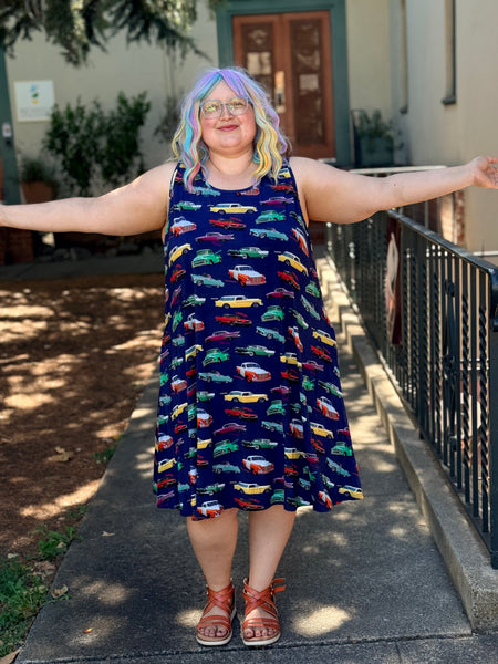 Blue Sky Evangeline Dress- Fun Fifties