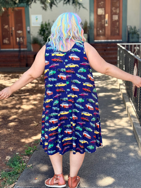 Blue Sky Evangeline Dress- Fun Fifties