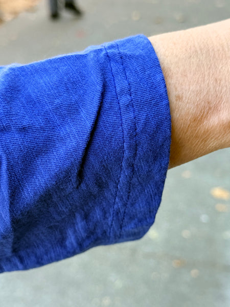 Kleen 3/4 Sleeve Round Neck Tee Royal