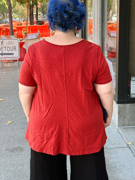 Kleen S/S Swing Tee-Temple Red