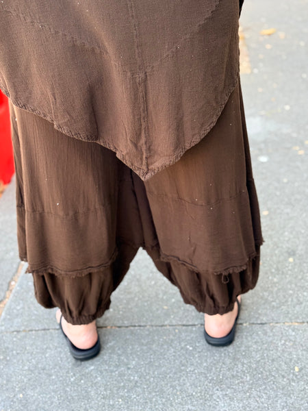 Oh My Gauze Guchi Pant- Espresso