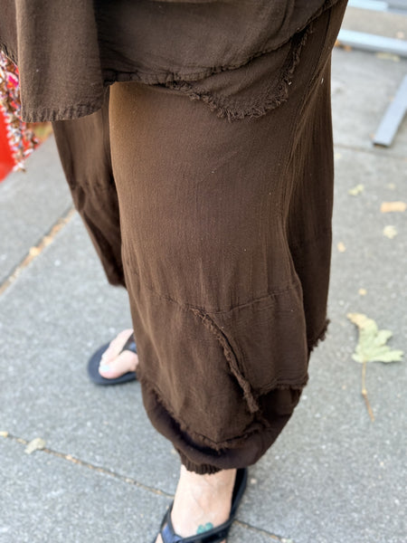Oh My Gauze Guchi Pant- Espresso