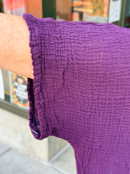 Oh My Gauze Name it Jane Top-Amethyst