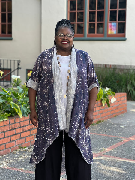 I Love Linen Moon Duster-One Size