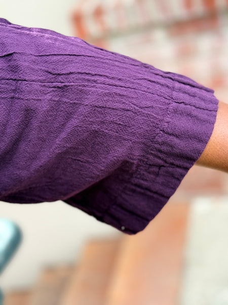 Oh My Gauze Vineyard Dress-Amethyst