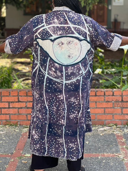 I Love Linen Moon Duster-One Size