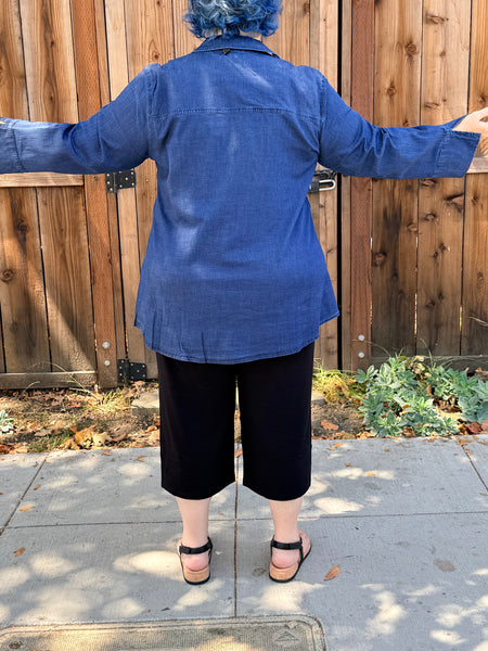 Habitat Perfect Travel Shirt-Dark Denim