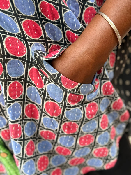 Pareo Kantha Free To Be Me Button Down-03