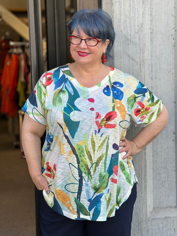 Jess and Jane Dolman Cap Sleeve-Lemonade