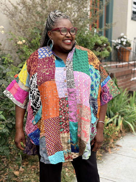 Kantha Bae Goddess Free to Be Button Down