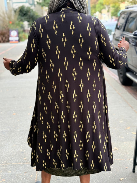 Kozan Molly Cardigan -Lentil Diamond