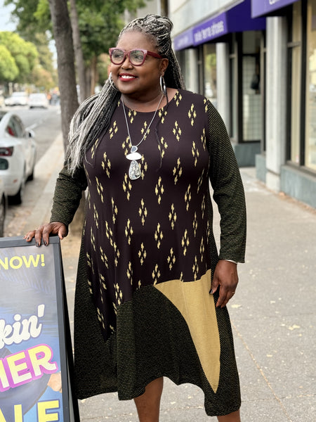 Kozan Dillon Dress-Lentil Mix