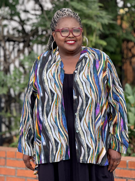 Niche Ash Blouse- Watercolor