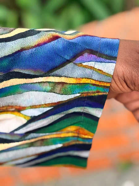 Niche Ash Blouse- Watercolor