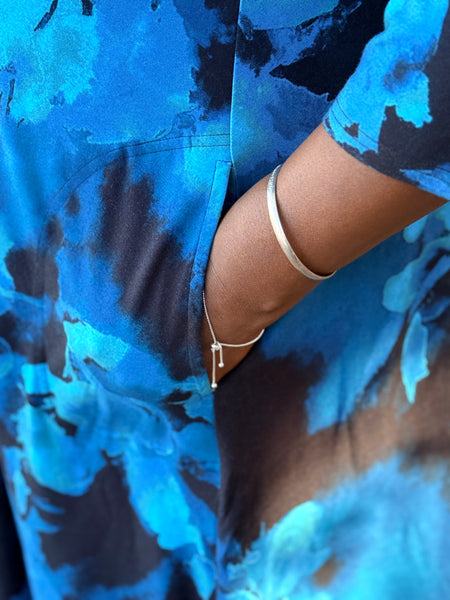 Blue Sky Soul Dress- Blue Space