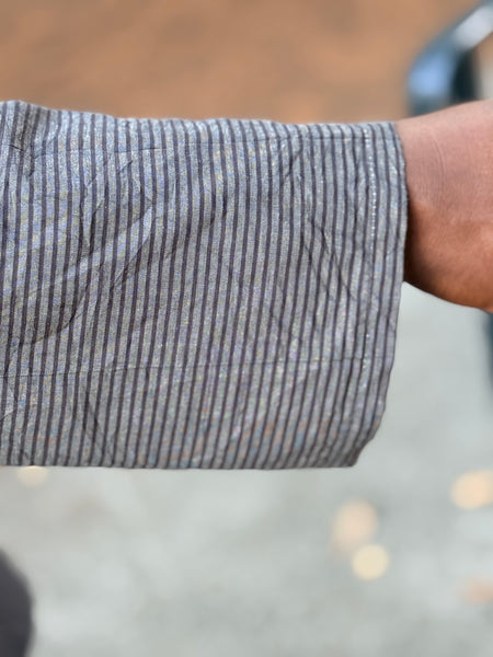 Niche Highline Jacket-Grey Crush Stripe