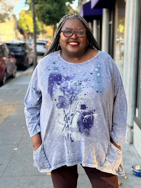 Jess and Jane Mineral Wash Patch Pocket-Allure
