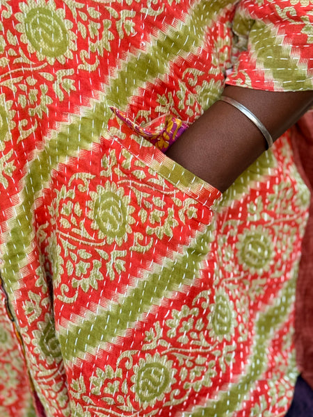 Pareo Kantha Free To Be Me Button Down-151
