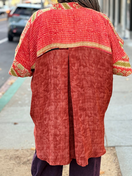 Pareo Kantha Free To Be Me Button Down-151