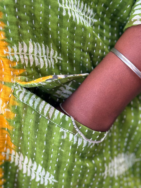 Pareo Kantha Free To Be Me Button Down-082