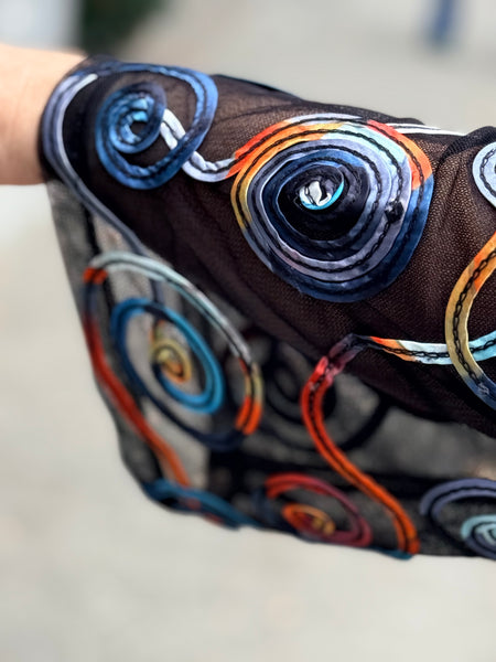 Damee Spiral Soutache Jacket-Multi