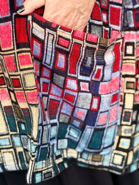 Dupatta Cotton/Wool Pocket Ruana -Palizar