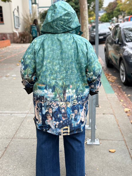 Lindi Water Repellant Toggle Button Rain Jacket-Dance at Le Moulin