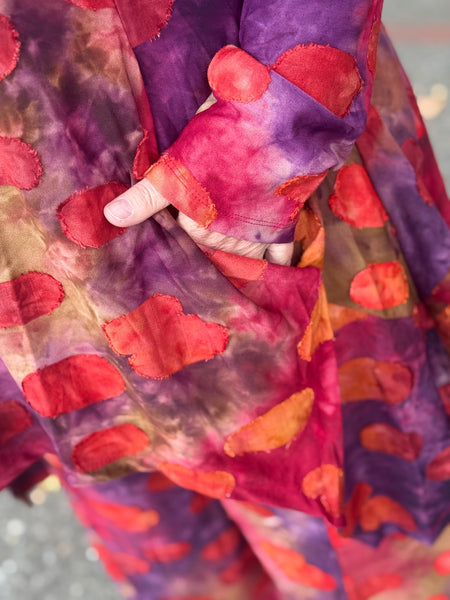 Alembika Ringmaster Handkerchief Top, Berry Mix