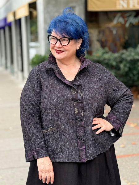 Habitat Crinkle Crepe Leaves Luna Jacket