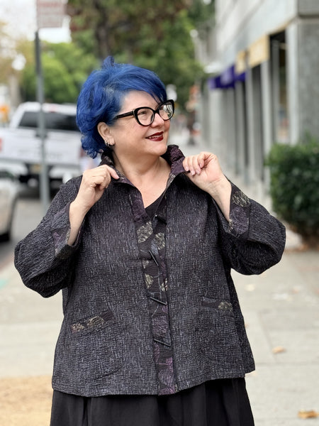 Habitat Crinkle Crepe Leaves Luna Jacket