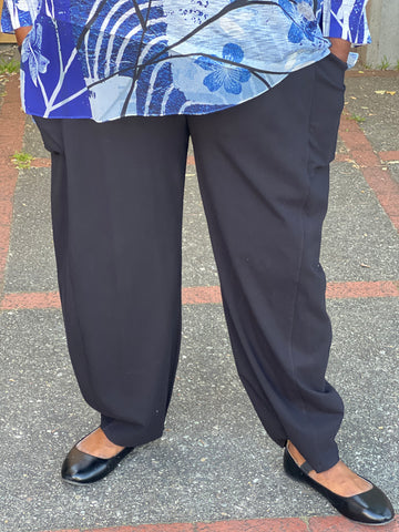 Jess and Jane Lantern Pant- Jet Black