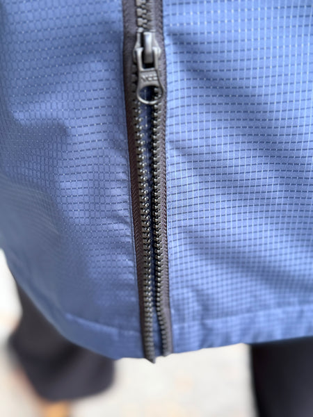 Normann Waterproof Hooded Raincoat- Sea Blue