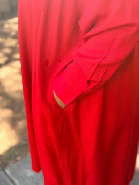 PREORDER: Kedem Calia Dress-Red-OS
