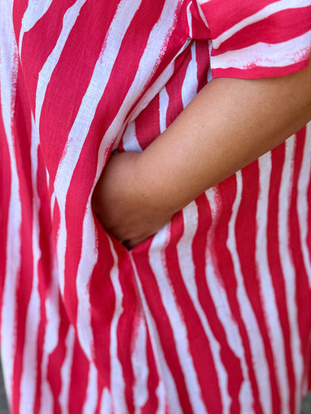 PREORDER: Kedem Daria Dress-Red-Size 2