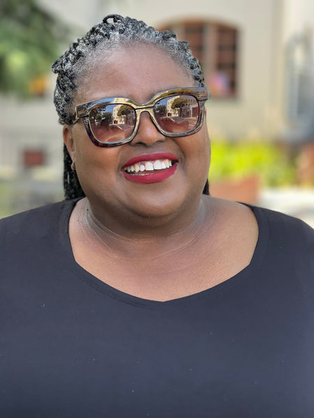 Blue Sky Ritzy 3/4 Sleeve Top -Black